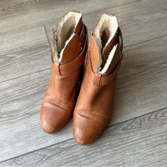 RAG & BONE Harrow Ankle Boots with Sherpa Lining - Picture 2 of 16